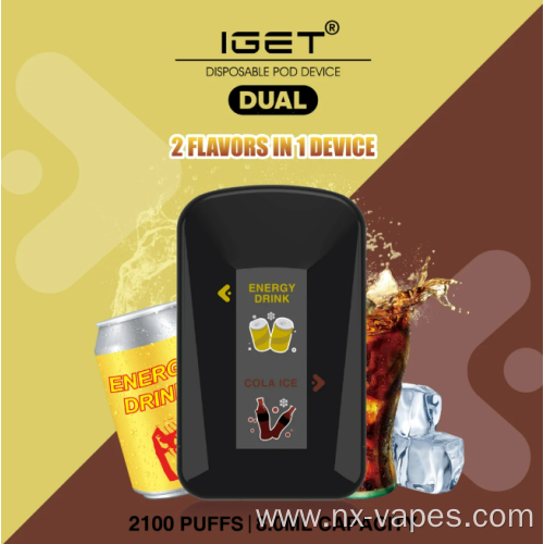 Iget Dual E-cigarettes disposable vape